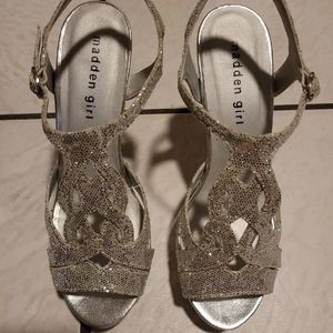 Silver sandals